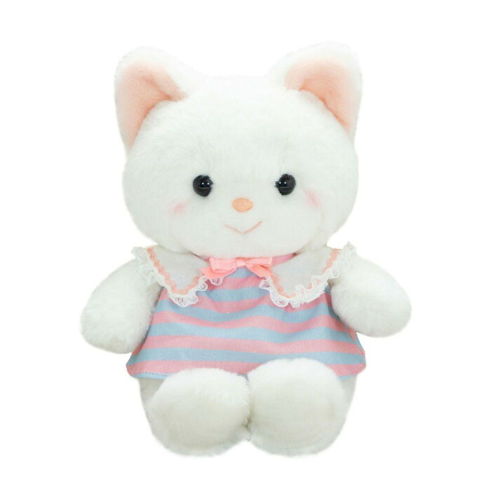 キャラクター ぬいぐるみ クリーミーネコ 着せ替え ドレス仕様 レトロ デザイン