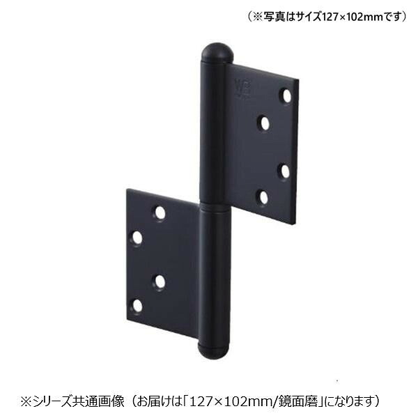 旗丁番 ステンレス 鏡面磨 127×102mm 左右兼用 扉 金具 蝶番 ヒンジ 5,421円