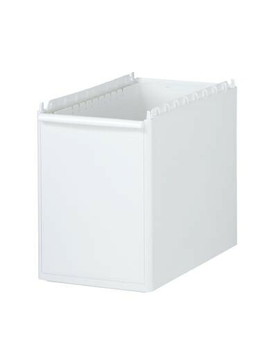 収納ストッカー 分別ダストタイプ 25L ホワイト 連結可能 カスタマイズ可