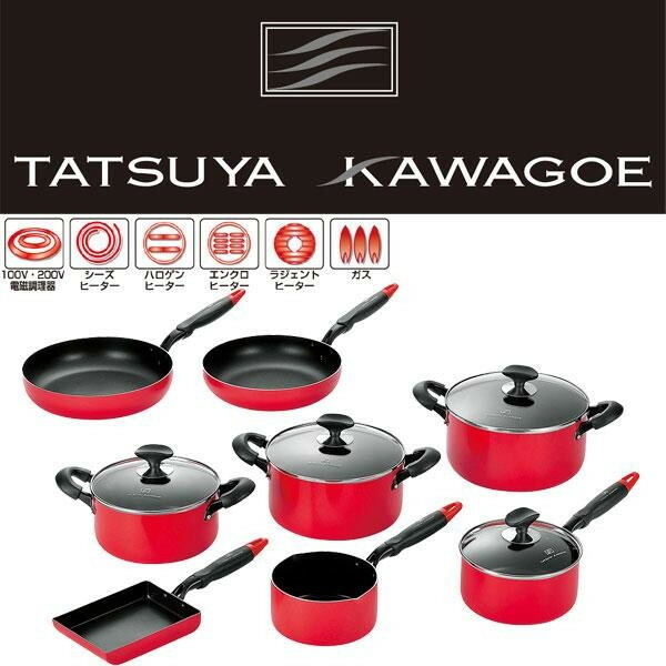 川越達也 キッチングッズ フライパン ih用調理器具セット 8点セット