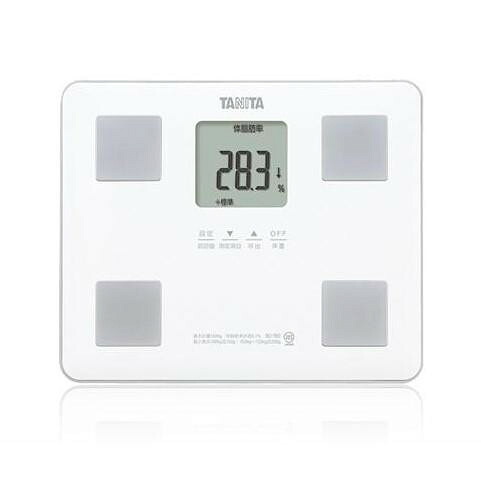 体組み上げる計 白いこと 乗るピタ役立つこと 立てかけ納める 軽さ パウダーコンパクト タニタ