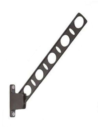 物干金物 ダークブロンズ 窓壁用 アーム550mm 耐荷重30kg 2本1セット