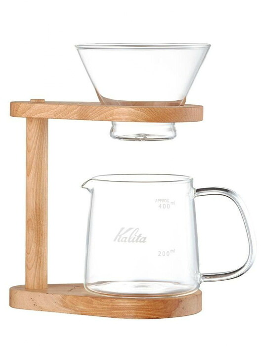 コーヒー サーバー ドリッパー セット　木製ドリップスタンド　カリタ