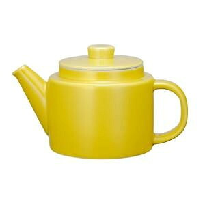 ポット 500ml イエロー 磁器製 シンプル ティーポット 波佐見焼 日本製