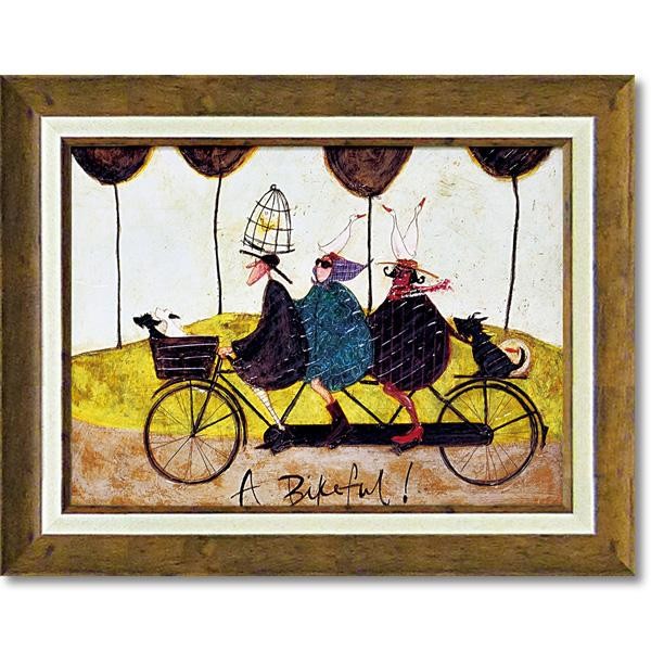 アートフレーム バイクフル サムトフト 特殊ゲル加工 癒し 壁掛け 絵画