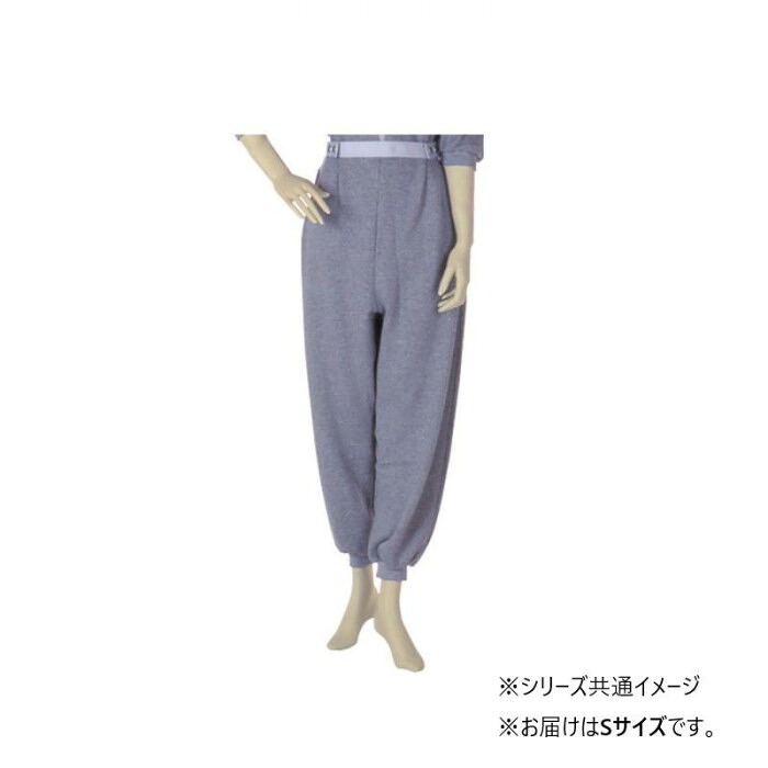 介護用ズボン グレー アイデアホック おむついじり防止 スウェット生地 通気性