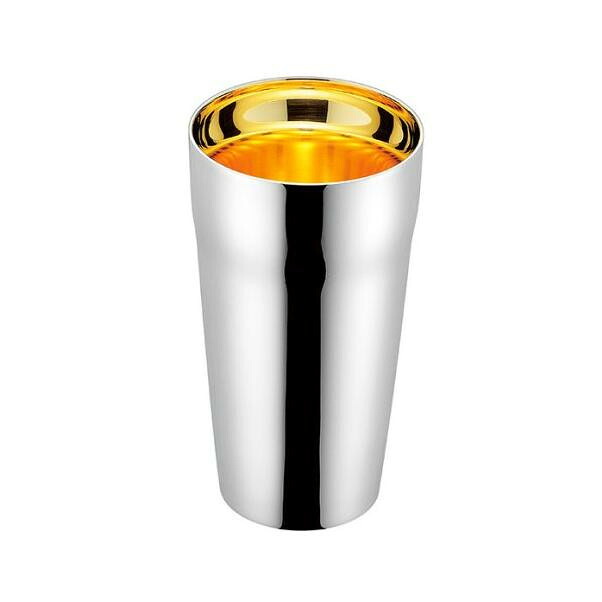 ダブルタンプラー 300ml 内面金メッキ 燕三条 ステンレス鋼 二重社会システム 日本製