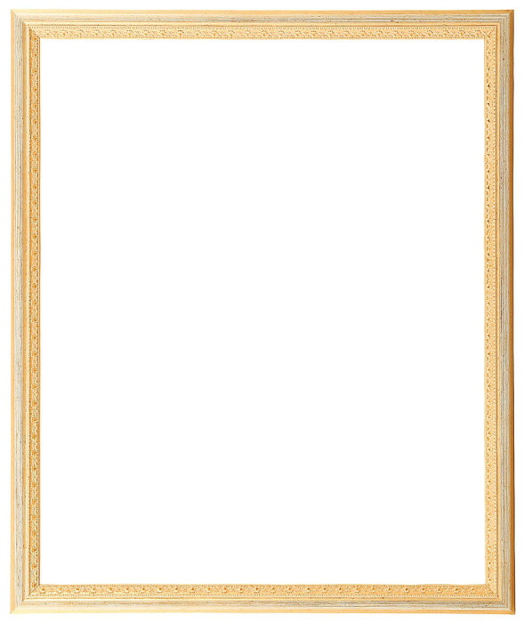 額縁 八切サイズ アイボリー アンティーク調 303×242mm アクリル付