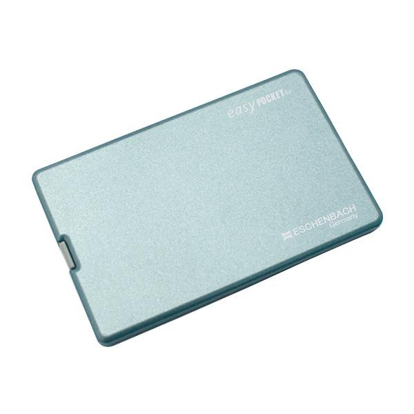 カードルーペ 4倍 LEDライト付き ドイツ製 高透明度 薄型 キズ防止 ブルー 8,876円
