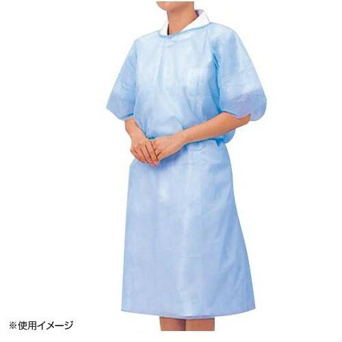 処置用ガウン 半袖 ブルー 50枚入り 不織布 医療 介護 衛生用品 フリー 11,017円