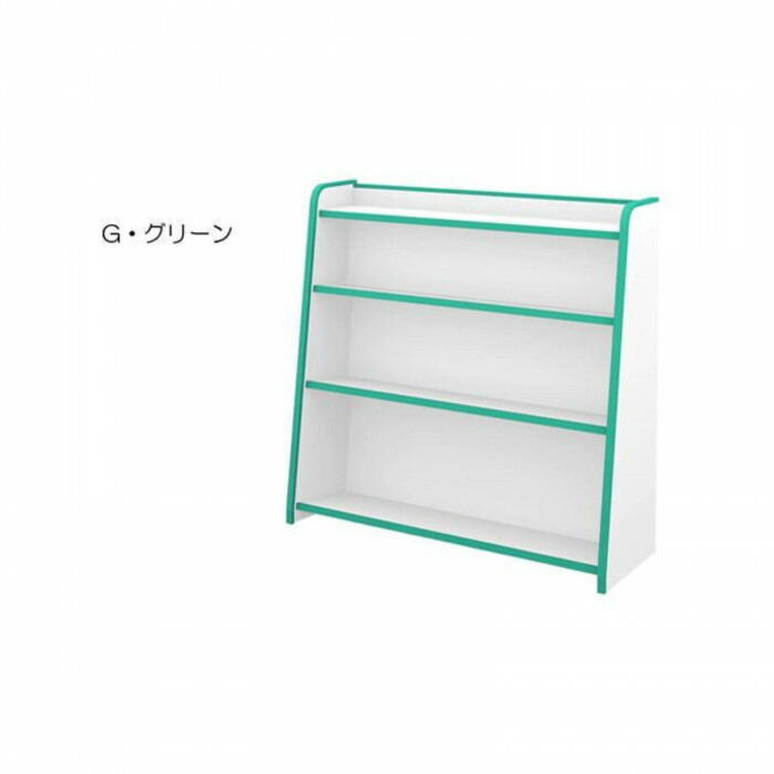 ほんだな 知育調度品 EVAキッズシリーズ 幅93糎 緑であること 子供部屋