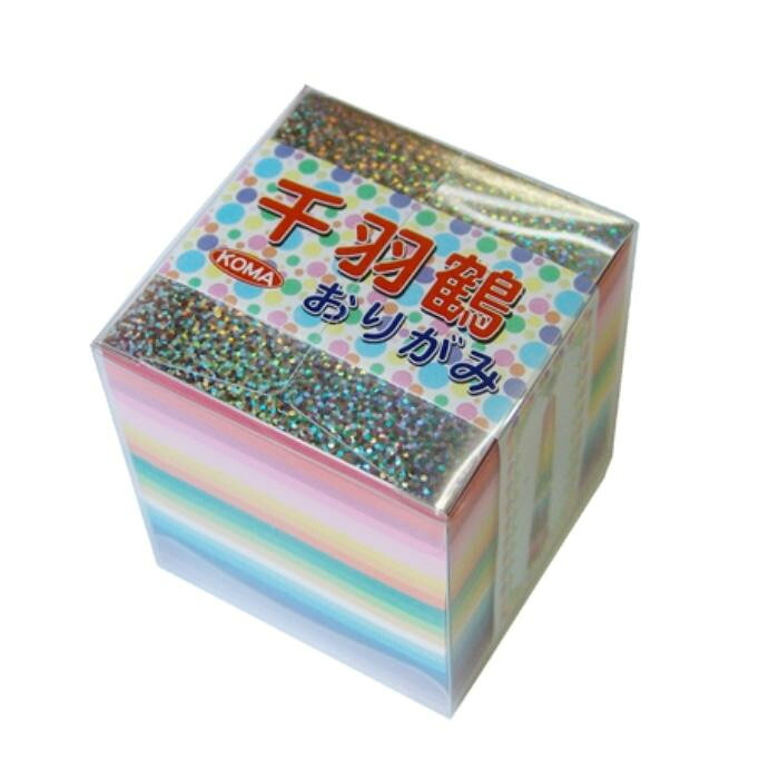 千羽鶴用 おりがみ 6.9cm角 21色入り 1005枚 6セット 千羽鶴作成 まとめ買い