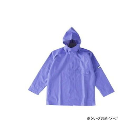 レインジャケット パープル LLサイズ エースガッツ 防水 作業用 コヤナギ