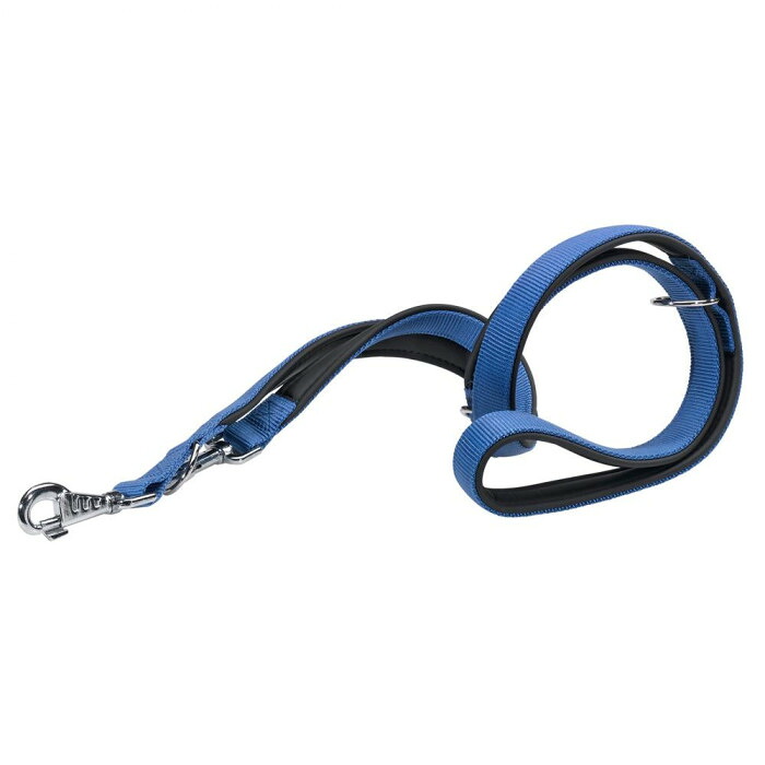 犬用リード ブルー 200cm クッション付 ソフトパッド 散歩 トレーニング