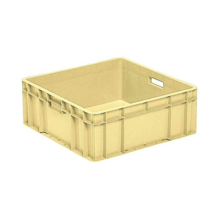 汎用コンテナボックス クリーム 503×503mm サンボックス 三甲 日本製