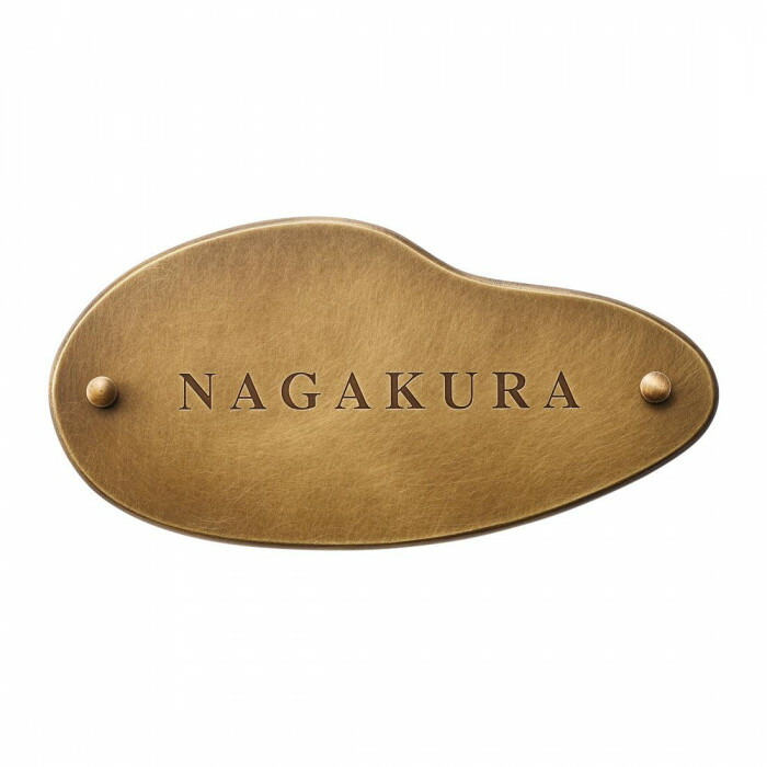 金管楽器看板 クロニコ 丸味のある朦々たる一皿 22cm×11珊 福彫