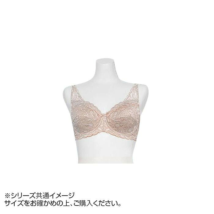 補正下着 フルカップブラジャー B75 フラックスベージュ 総レース