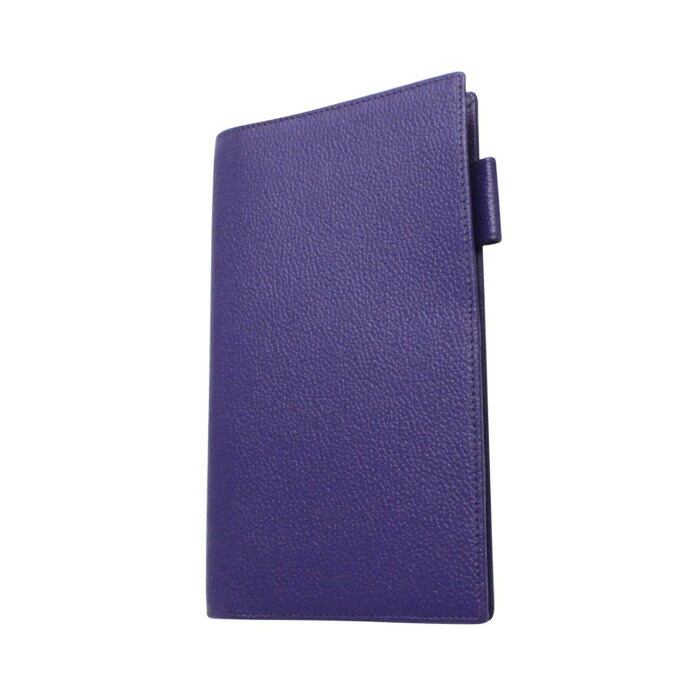 取り合わせ万覚え帳 聖書大きさ 11粍 パープル 型押し革 薄型 軽さ 文具