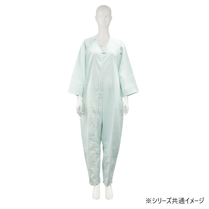 介護 パジャマ つなぎ 寝巻き スリーシーズン 丈夫な縫製 股部分開閉