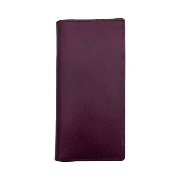 ダイアリーカバー Lサイズ パープル 牛革 イシュー 手帳カバー 180×92mm