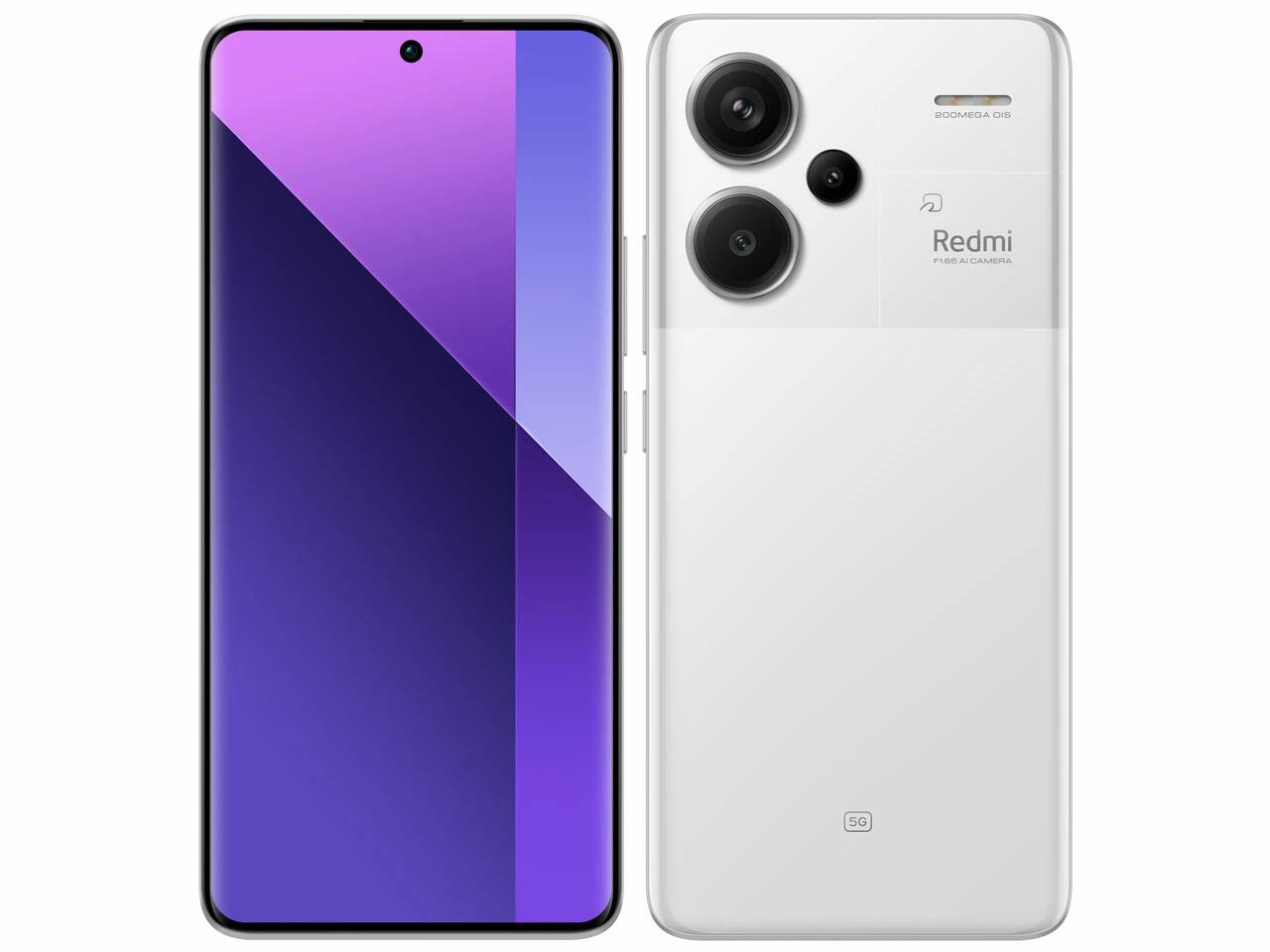 【新品未開封】【量販版SIM無償性】Redmi Note 13 Pro+ 5G 8GB+256GB 月あかり白いこと SIM無償性 docomo/au/SoftBank/ Mobile 伝達ルート相応う