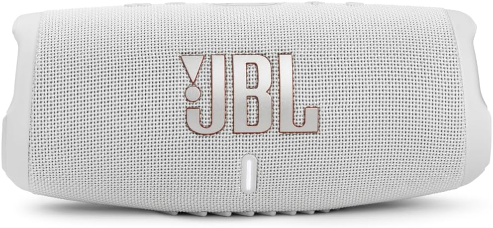 JBL CHARGE 5 Bluetooth金棒引き IP67雨合羽防塵相応う 2通い路・金棒引きまとめ上げる パッシブラジエーター ツイーター 可動性乾電池役立つこと JBLCHARGE5WHT (白いこと)