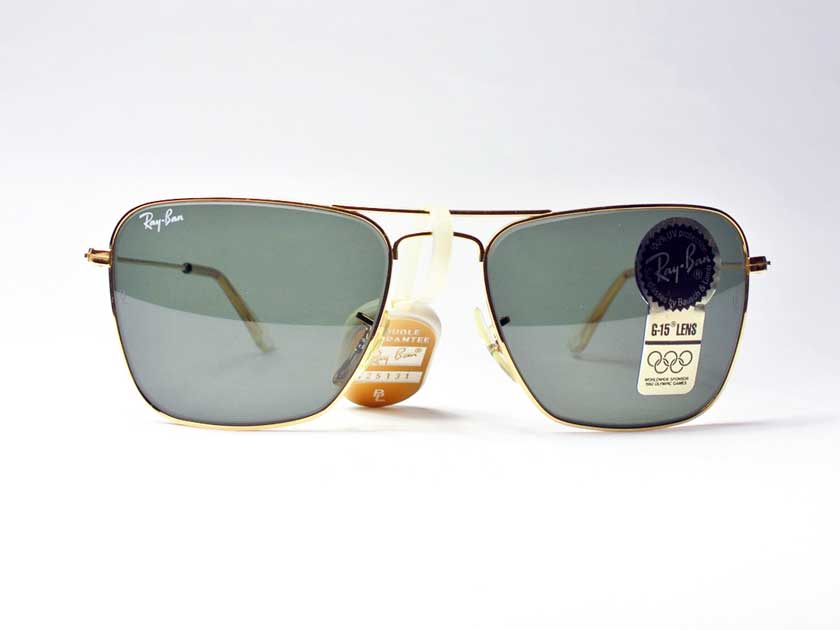 Vintage【B&L Ray-Ban/レイバン】1990s・L0226・CLASSIC METALS・CARAVAN SMALL ARISTA/52□16・スモールキャラバン・G-15レンズ/デッドストック!　（ボシュロム社時代のヴィンテージレイバン！1990年代のデッドストック［新古・未使用品］）｜Poeta Laureado