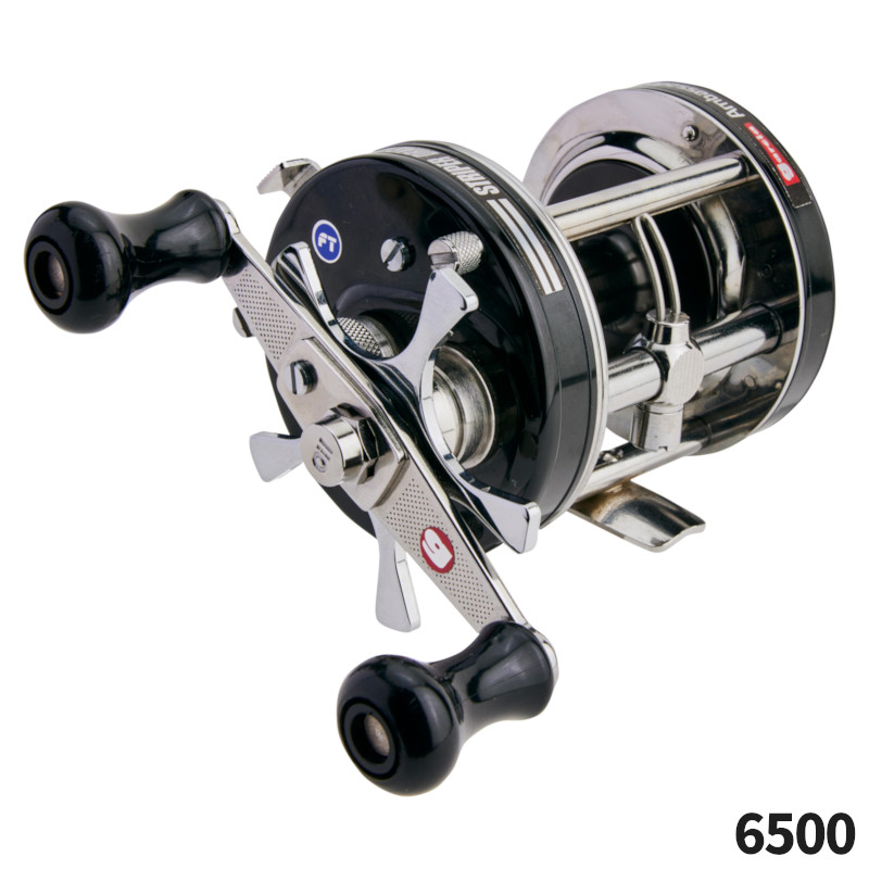 楽天市場】アブガルシア アンバサダー 5500 ストライパー ブラック 右