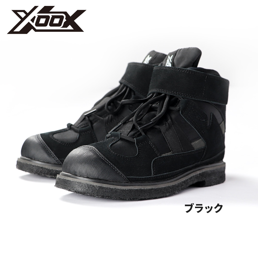 フットウェア XOOX フェルトスパイクシューズ 26.0-26.5cm L ブラック｜釣具のポイント東日本　店