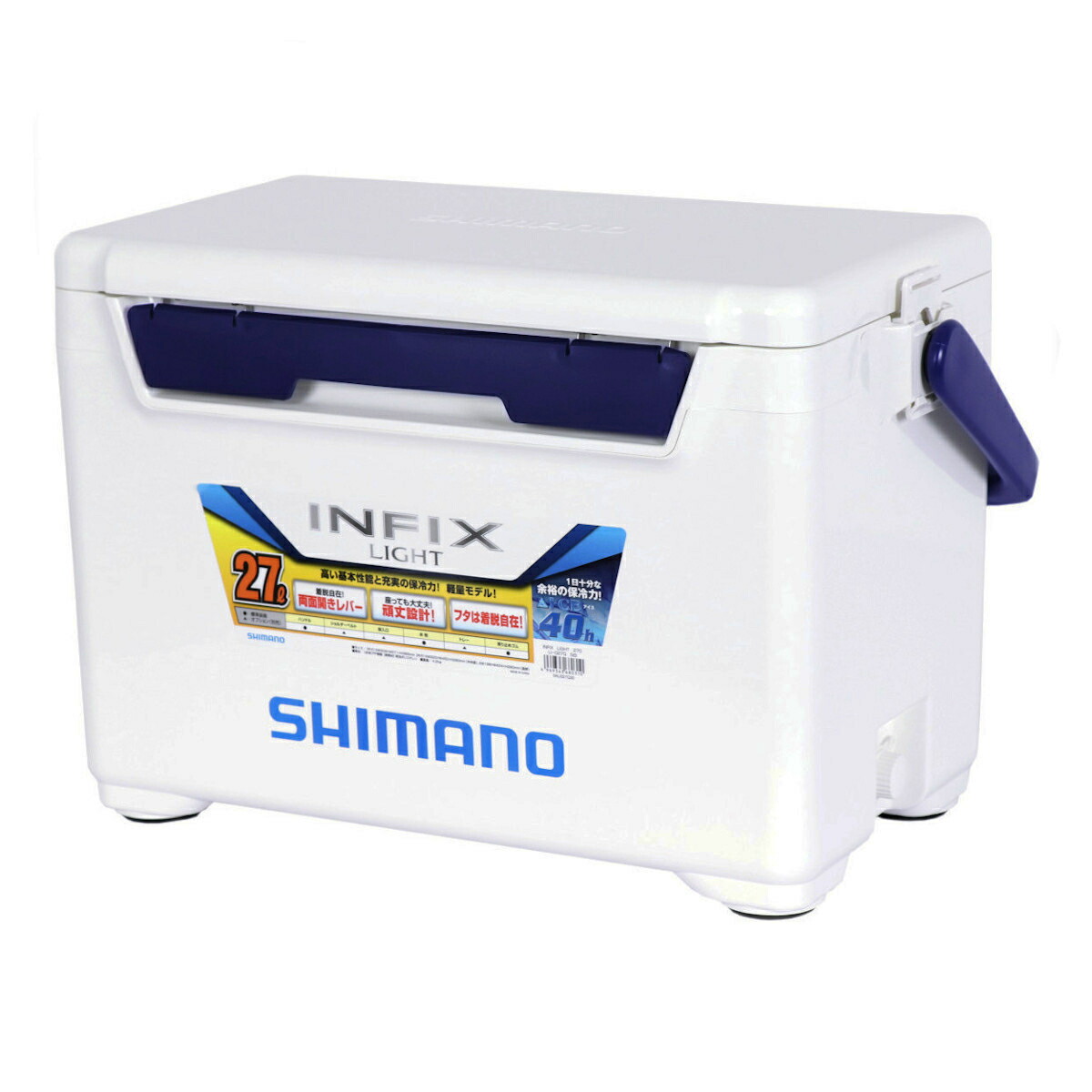Sホワイト ライト Li 027q シマノ インフィクス ライト 店 270 78時間限定6 22 26 P最大39倍 クーラーボックス 釣具のポイント東日本 270 インフィクス