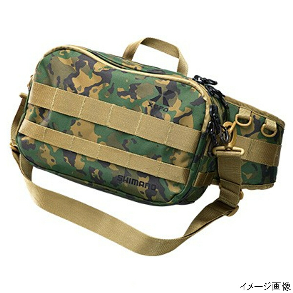 楽天市場 シマノ Xefo タフ ウエストバッグ ベージュウィードカモ S Dn E Shop