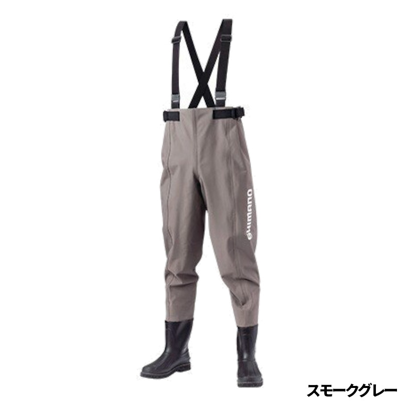 シマノ ウェーダー ハイパーウェーダー (ウエストハイ・カットフェルトソール) S 24.0-24.5cm スモークグレー FF-051T