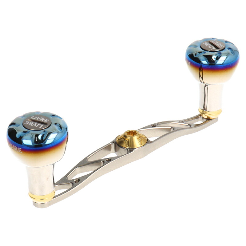 リブレ リールパーツ クランク 120 ダイワ/Abu 右 チタン/ゴールド FRDK120-EF メガテック｜釣具のポイント東日本　店