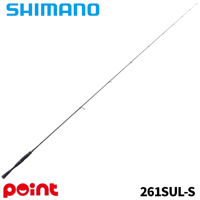 シマノ バスロッド 24 ポイズンアドレナ 261SUL-S (2026年追加モデル)【大型商品】※単品注文限定、別商品との同梱不可。ご注文時は自動キャンセル対応。