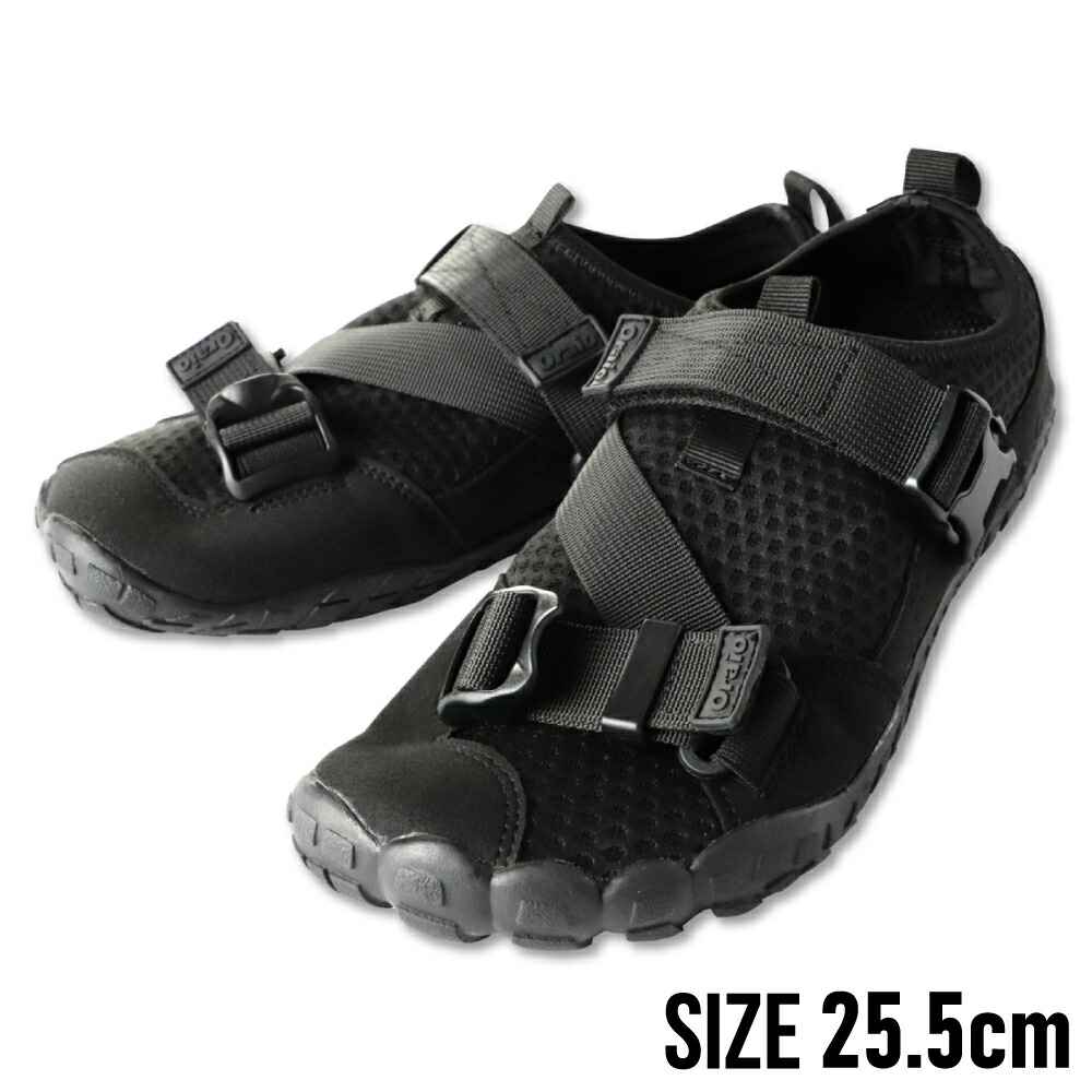 楽天市場 7日間限定8 4 8 11 P最大47倍 5 オフcp オライオ Oraio ウォーターシューズ 25 5cm 1 Black 釣具のポイント東日本 楽天市場店