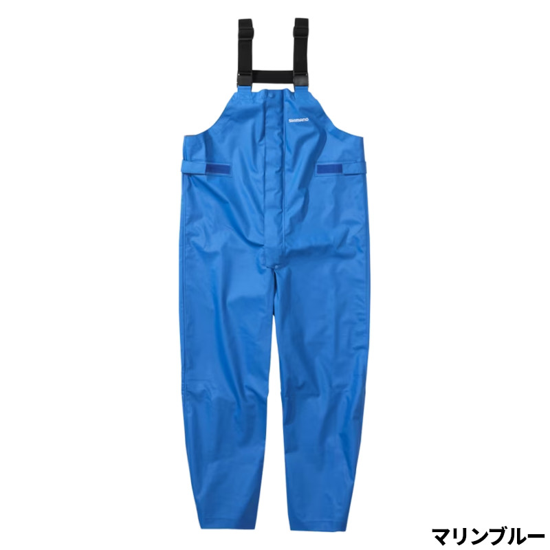 シマノ ウェア マリンサロペット L マリンブルー RA-302V