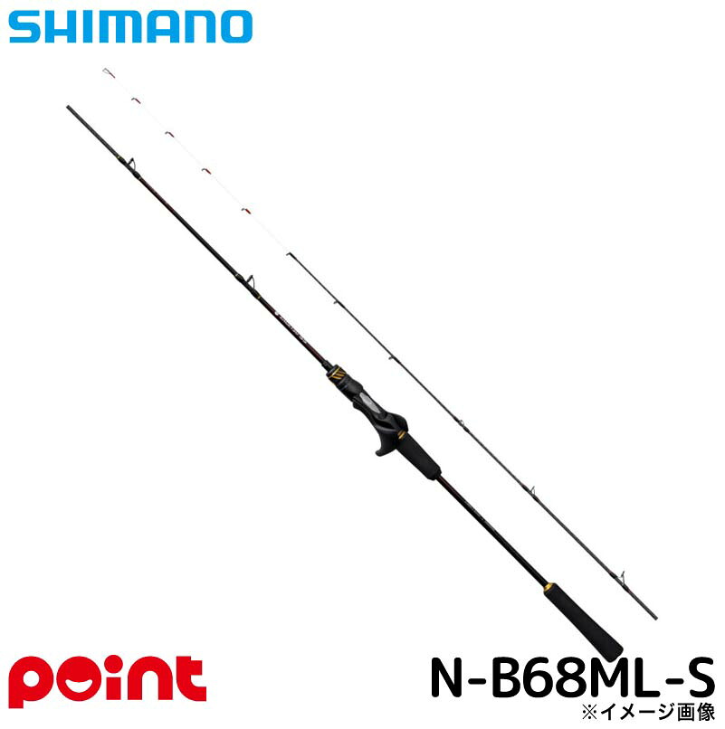 シマノ タイラバロッド 炎月 25 エンゲツ SS N-B68ML-S【大型商品】※単品注文限定、別商品との同梱不可。ご注文時は自動キャンセル対応。|釣具のポイント東日本 店