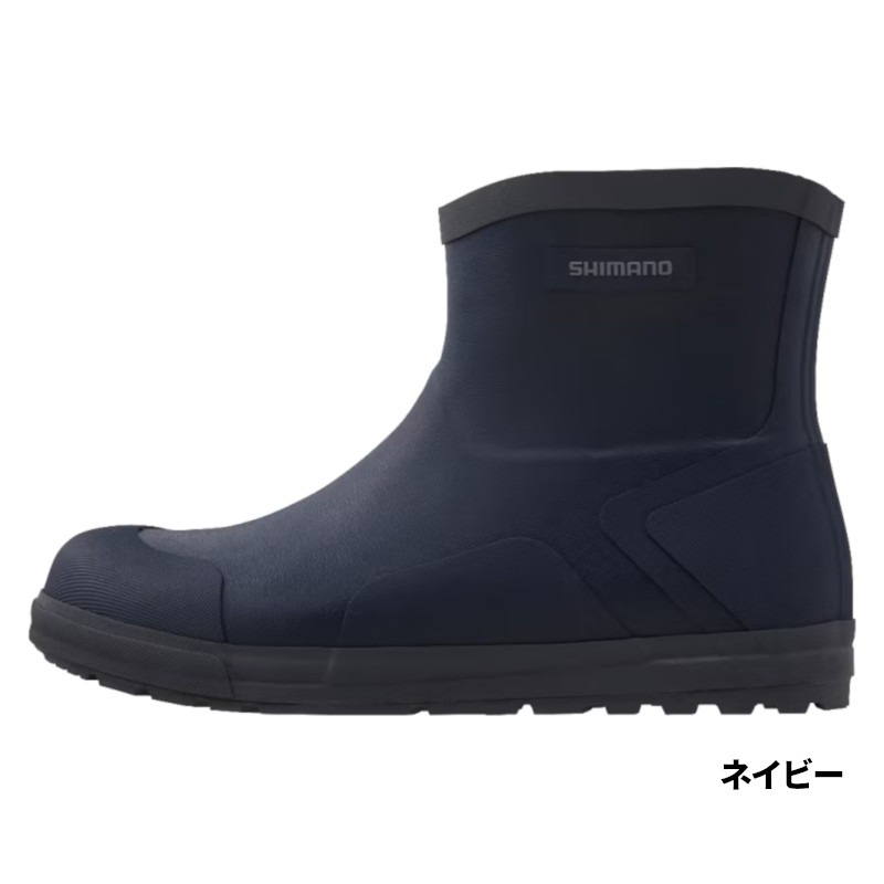 シマノ フットウェア ショート ショートデッキブーツ L ネイビー FB-340X