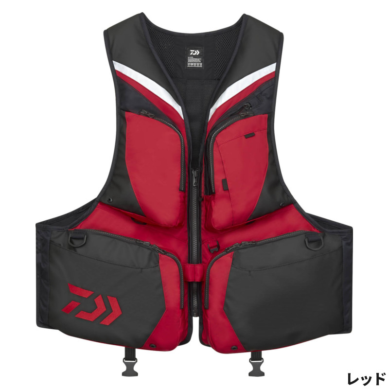 ダイワ ライフジャケット DF-3324JM フローティングアラートベスト 2XL レッド
