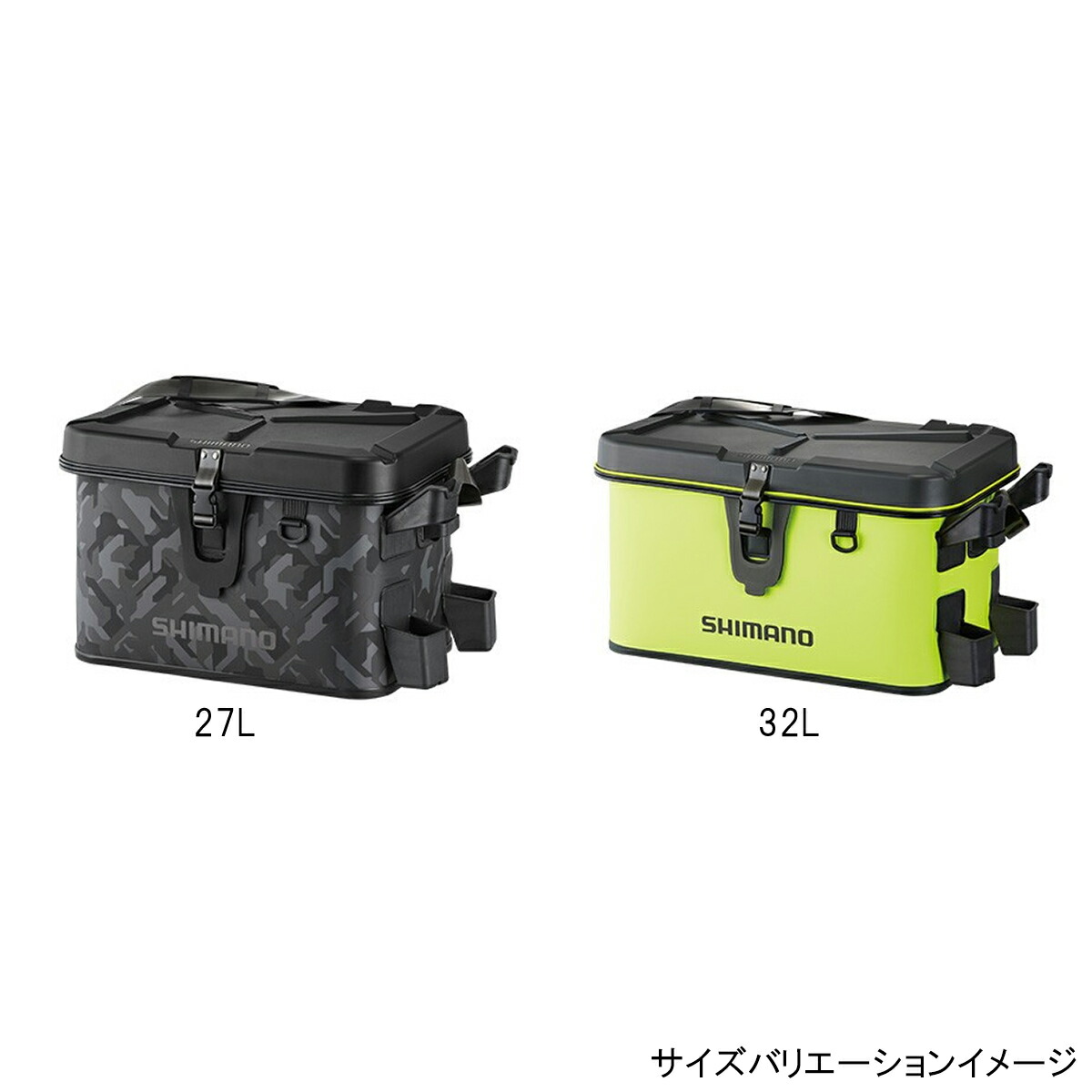 シマノ ロッドレスト BK-007R 27L ウェーブカモ ボートバッグ (ハードタイプ)