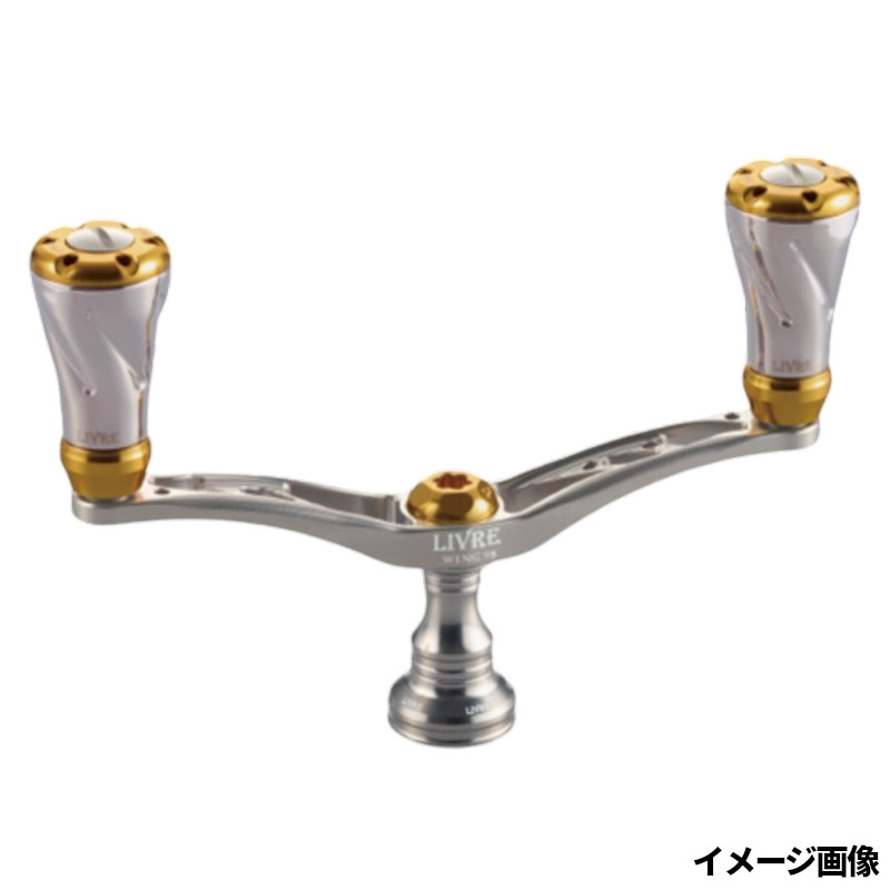 リブレ リールパーツ ウィング 98 マイナーチェンジ シマノS2 チタン/ゴールド WDA98-S2 メガテック