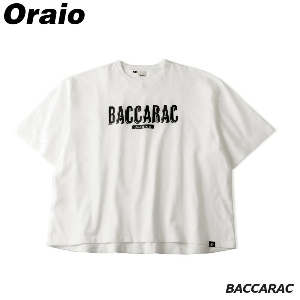 Oraio(オライオ) オーバーサイズ ロゴTシャツ M BACCARAC