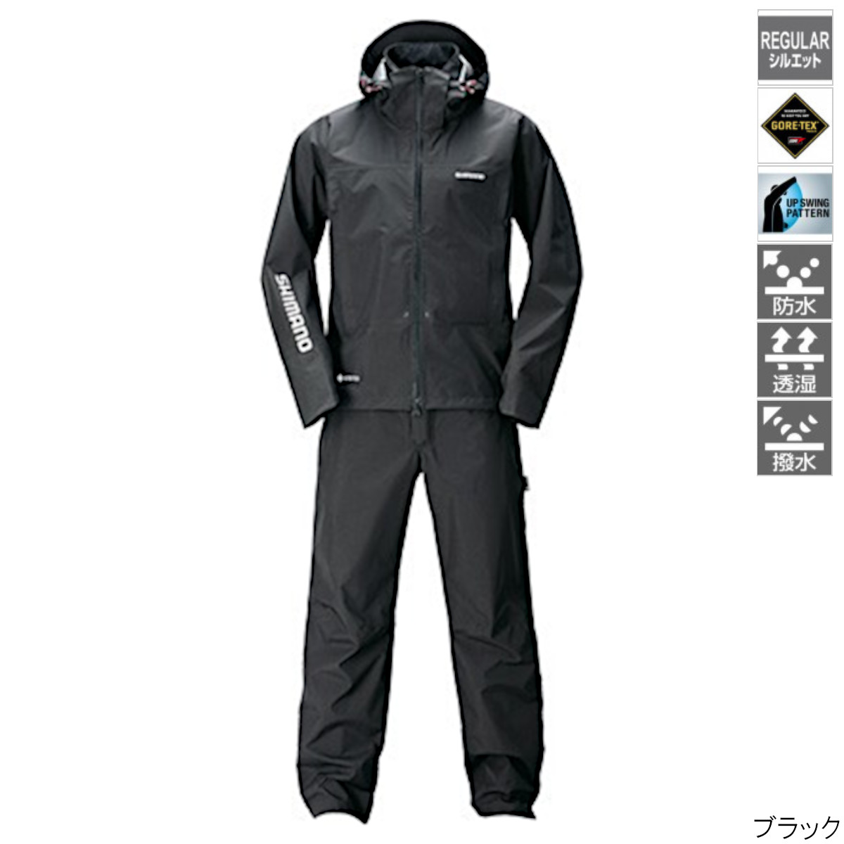 ブラック 釣具のポイント シマノ シマノ Ra 017t メガバス Gore Tex シマノ L 店釣具のポイント アドバンスレインスーツ