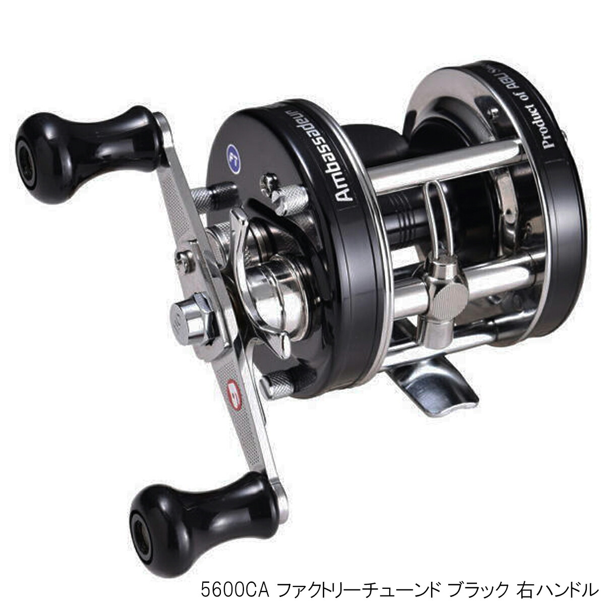 【現品限り】 アブガルシア アンバサダー 5600CA ファクトリーチューンド ブラック 右ハンドル 20年モデル