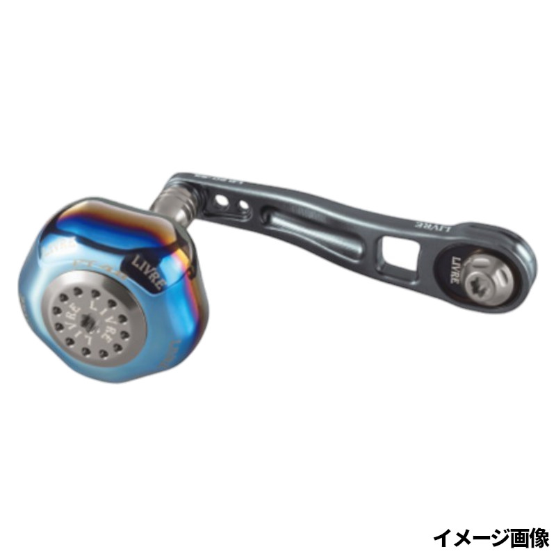 リブレ リールパーツ LB 80-85 M8(シマノ/ダイワ300番~) 右巻 ガンメタ/チタン LB88-SDR メガテック