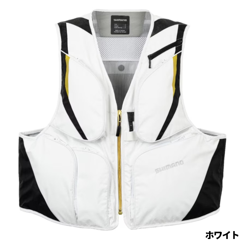 シマノ ウェア 2WAY ショートベスト M ホワイト VE-520W 15,739円