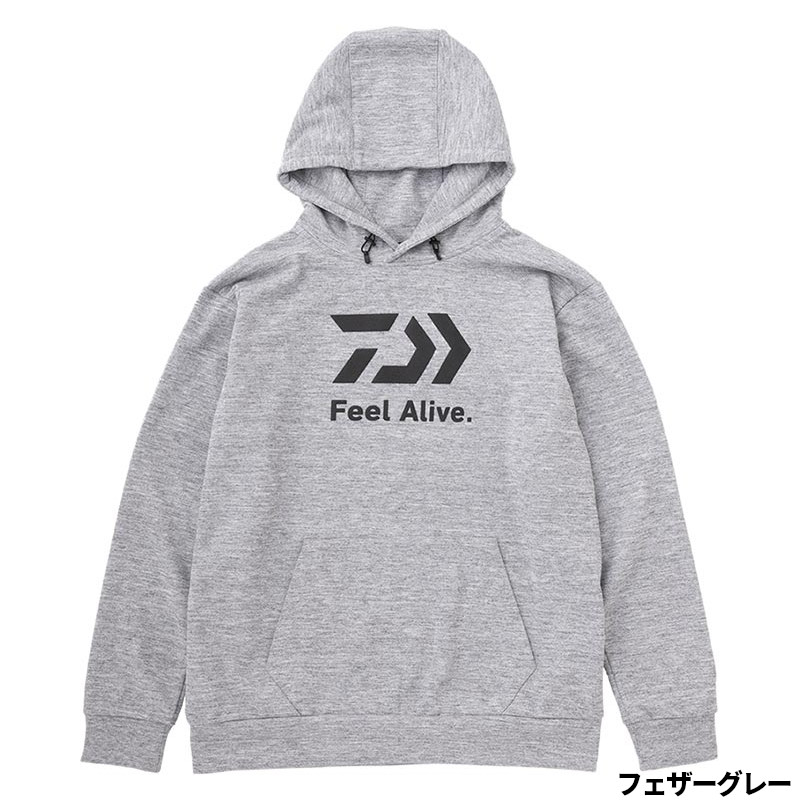 ダイワ ロゴスウェットパーカ Wl フェザーグレー De 8122 限定製作