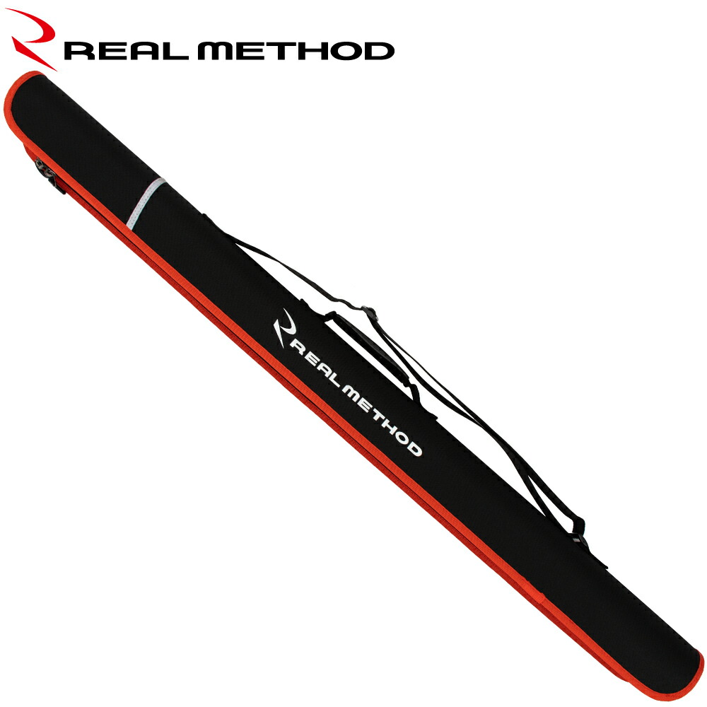 【6/18 最大P26倍&5%OFFクーポン!】リアルメソッド スリムロッドケース 115cm ブラック REAL METHOD 【6/18 最大P26倍&5%OFFクーポン!】リアルメソッド スリムロッドケース 115cm ブラック REAL METHOD