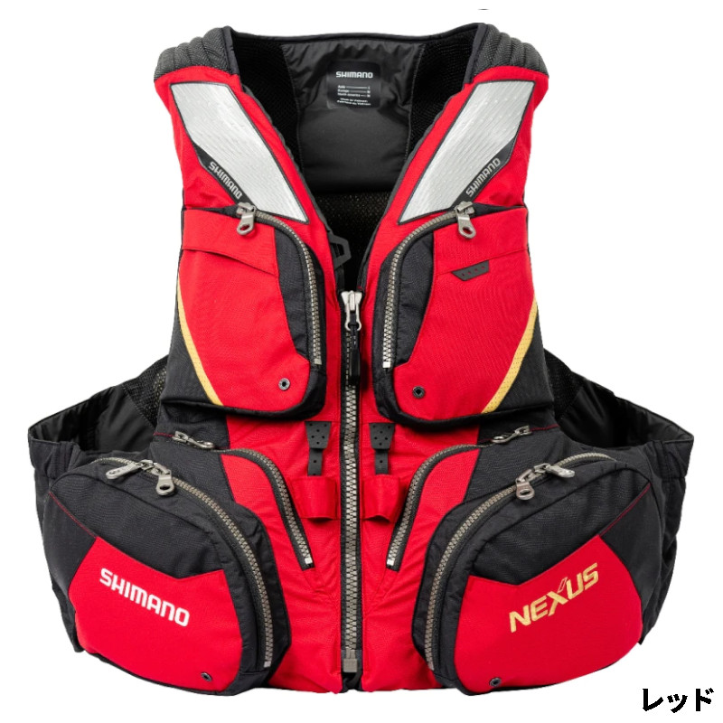 シマノ ライフジャケット ネクサス フローティングベスト XL レッド VF-120W｜釣具のポイント 店