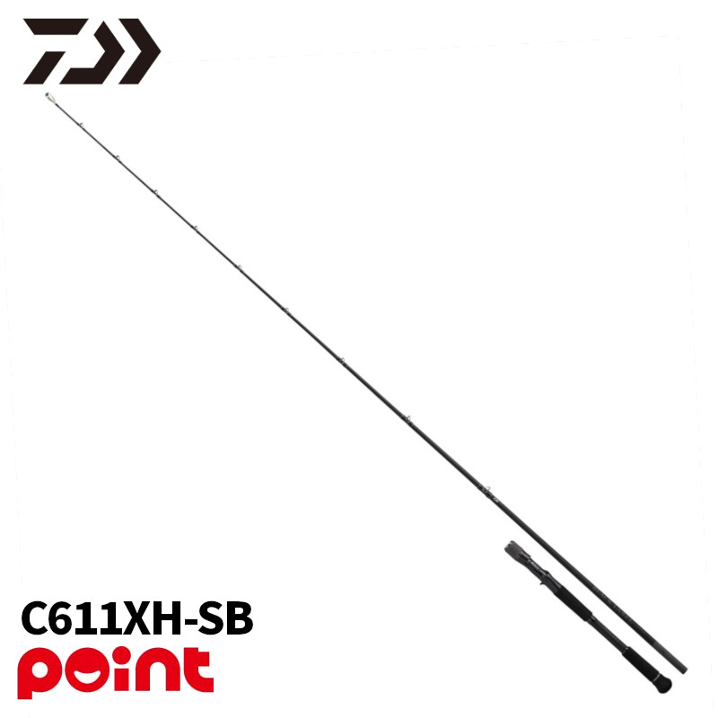 ダイワ バスロッド 25 ブラックレーベル C611XH-SB (2026年追加モデル)【大型商品】※単品注文限定、別商品との同梱不可。ご注文時は自動キャンセル対応。|釣具のポイント 店